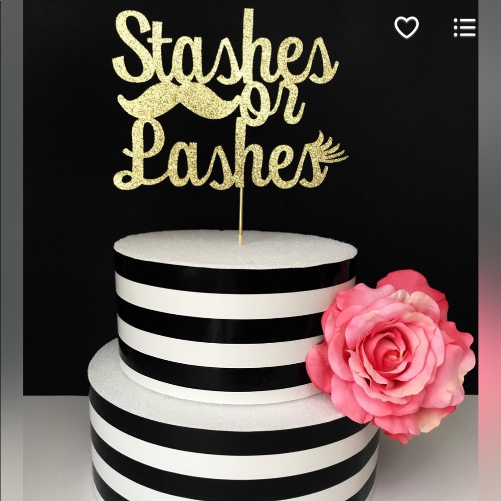 Gender Reveal Cake Topper